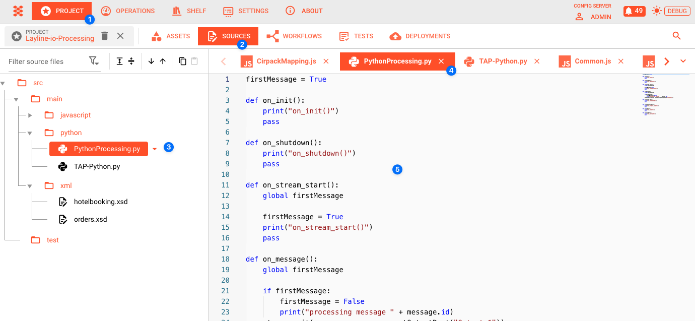 Assigned Source Script (Python)