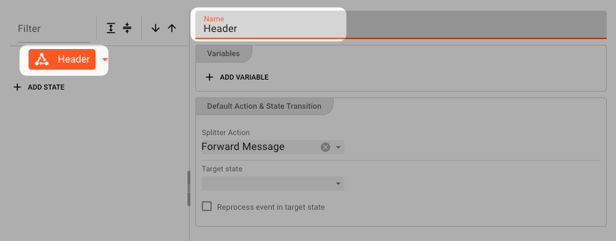 Name State (Stream Boundary Flow Asset)