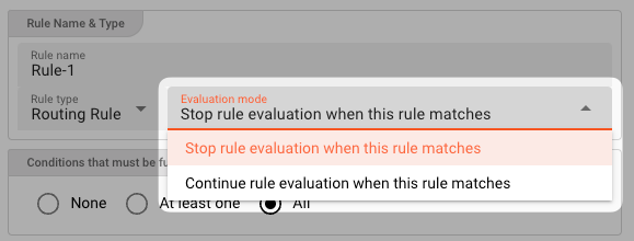 Evaluation mode (FR Flow Asset)