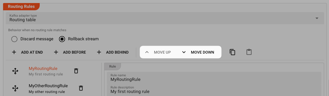 Move Rule (Output Frame)