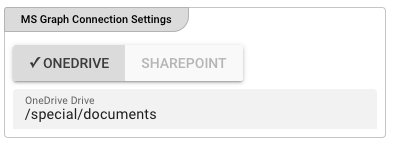OneDrive Settings