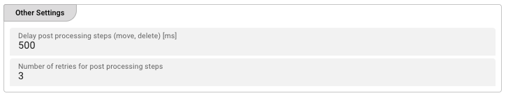 Throttling &amp; Failure Handling (Virtual File System Sink)