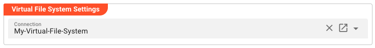 Virtual File System Settings (Virtual File System Sink)